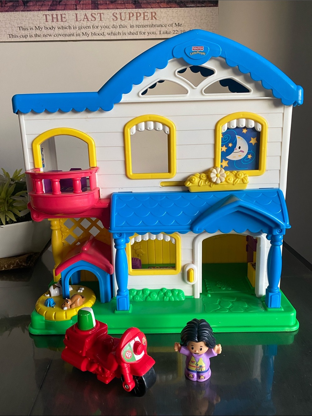 Fisher Price Little People Family House figurine toys
